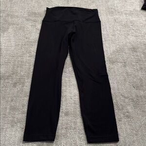 Black lululemon align Leggings, 23”